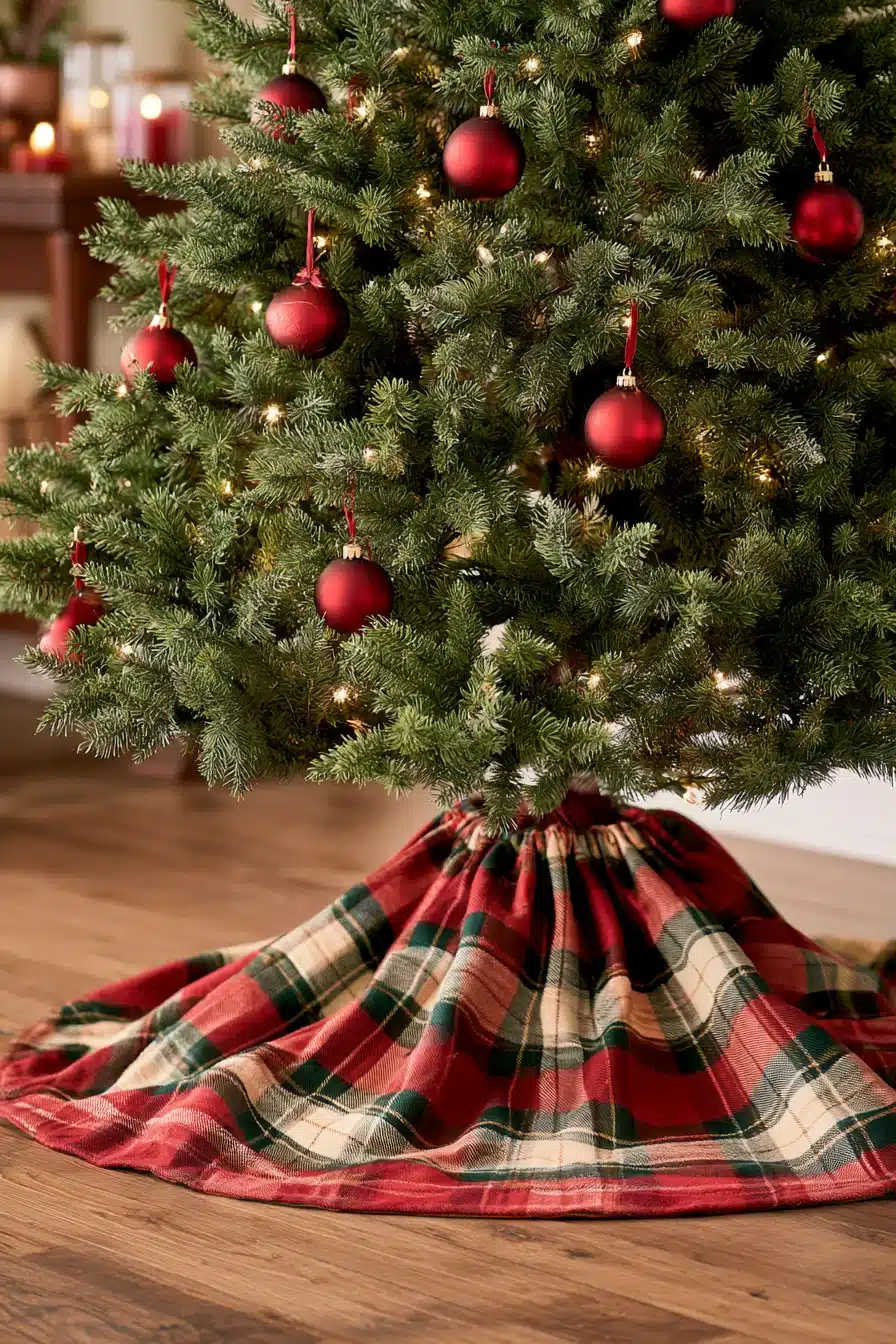 27 Elegant Burgundy Christmas Tree Ideas for a Rich and Cozy Holiday Look