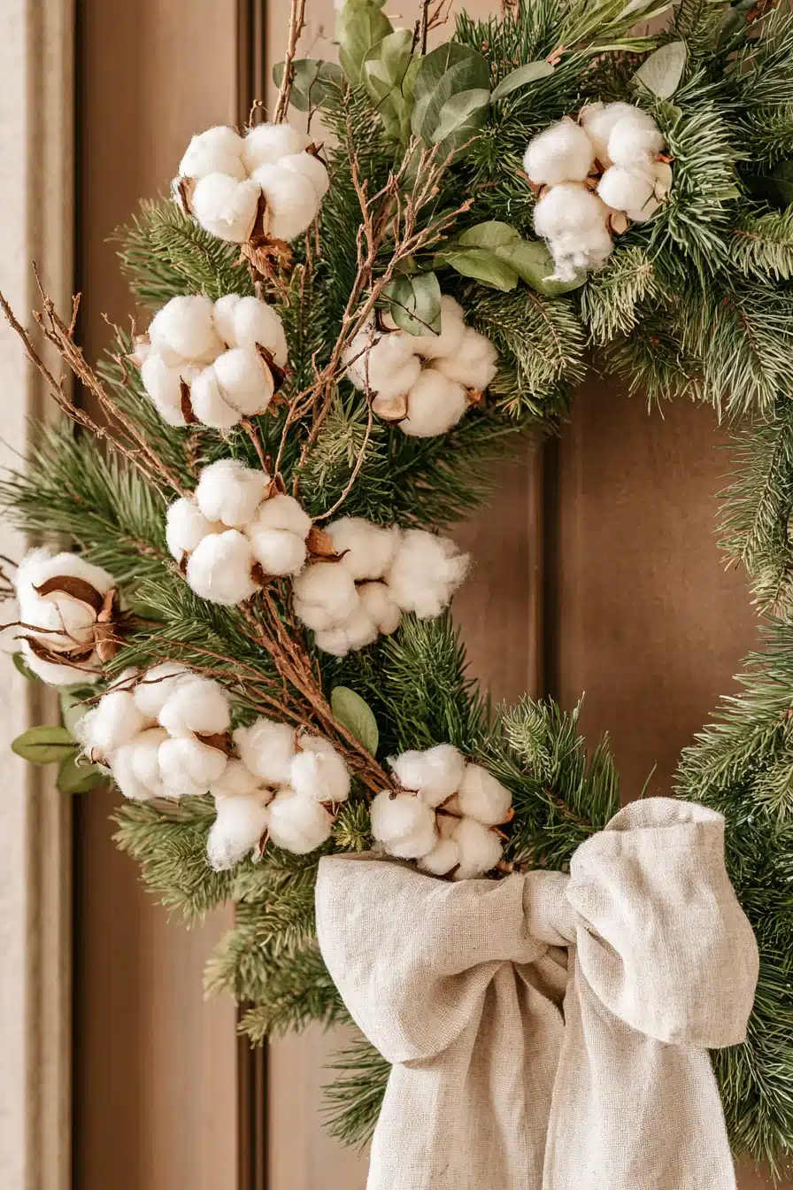 27 Beautiful Winter Wreaths for Front Door Decor That Feels Cozy and Welcoming