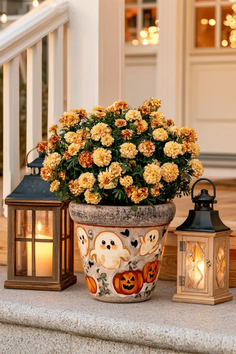 27 Creative Halloween Planter Ideas for a Delightfully Spooky Front Porch