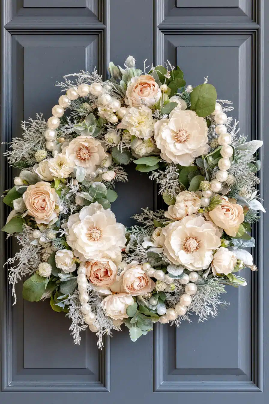 27 Beautiful Winter Wreaths for Front Door Decor That Feels Cozy and Welcoming