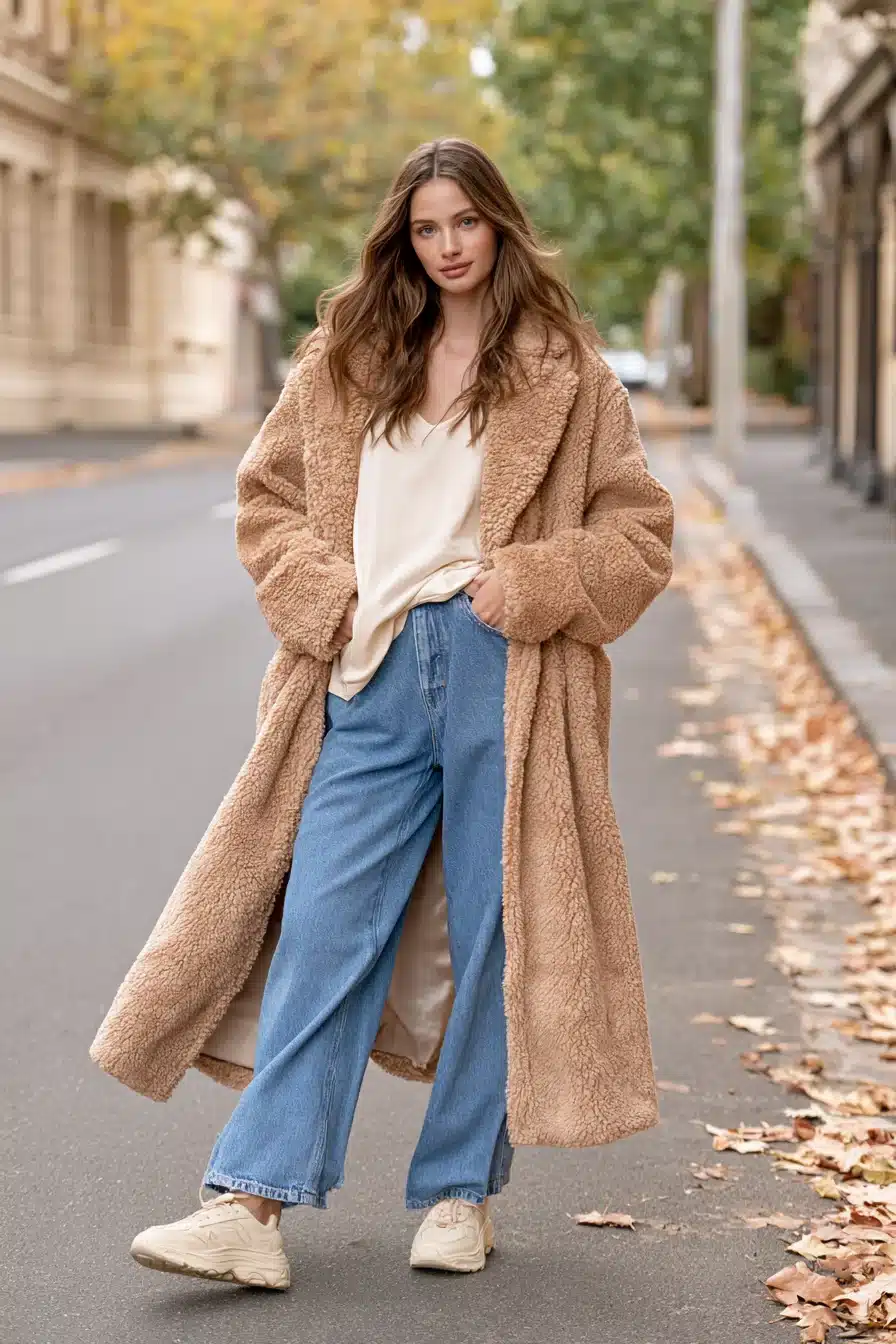 27 Stylish Comfy Fall Outfits With Soft Layers and Warm Colors