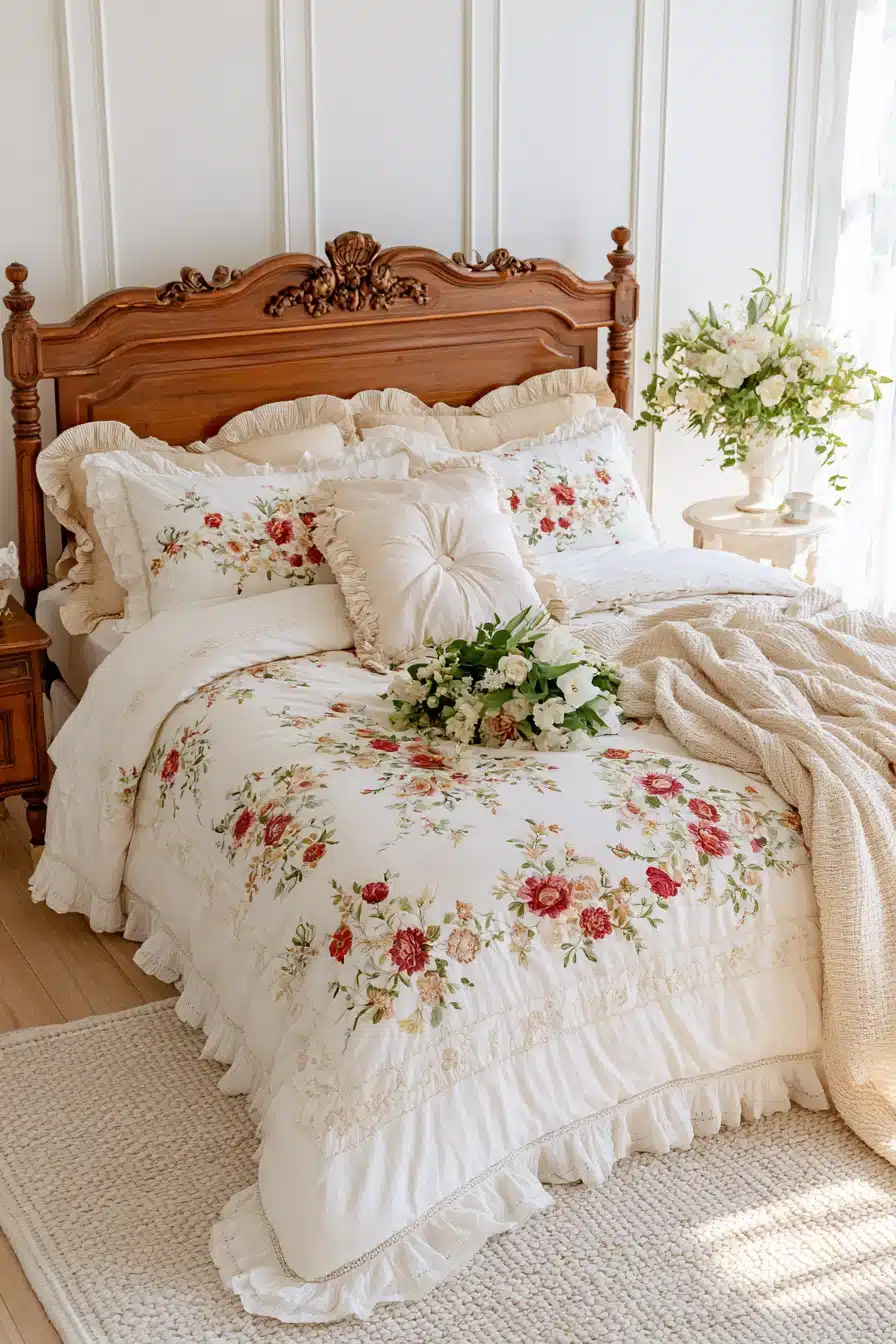 27 Vintage Cottagecore Bedroom Ideas for a Cozy and Charming Retreat