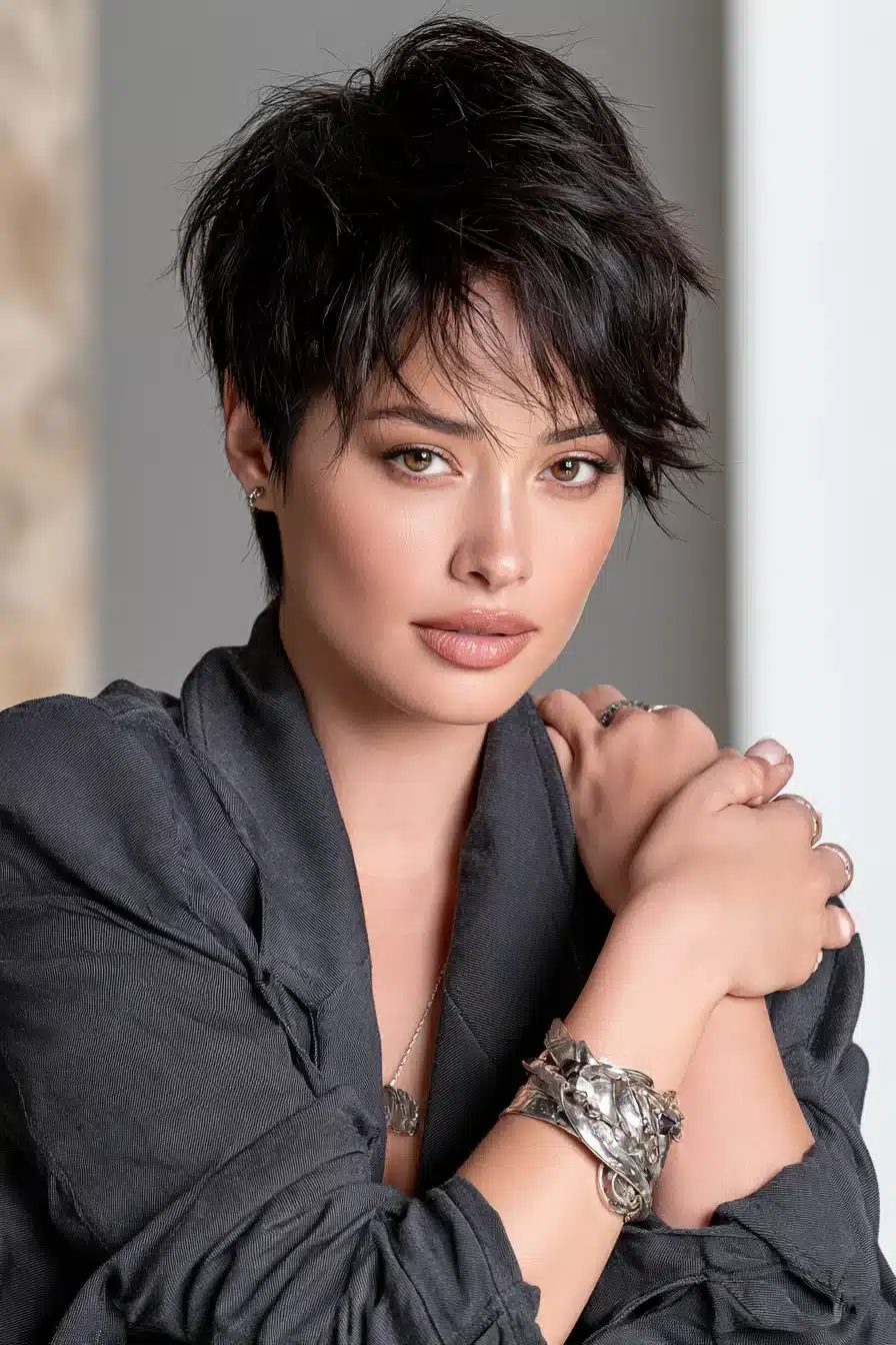 27 Chic Dark Feminine Short Hair Ideas With Mysterious Charm