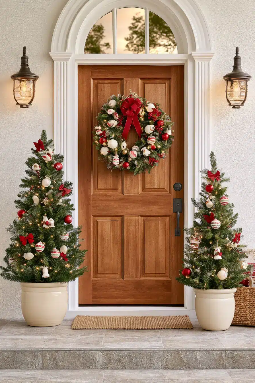 27 Creative Christmas Door Decorations Full of Holiday Cheer