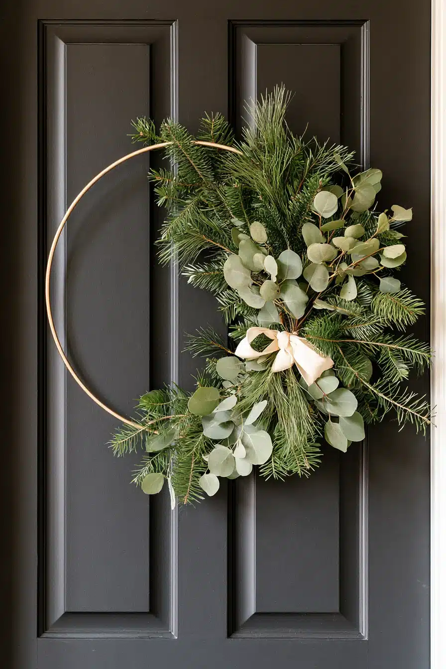 27 Beautiful Winter Wreaths for Front Door Decor That Feels Cozy and Welcoming