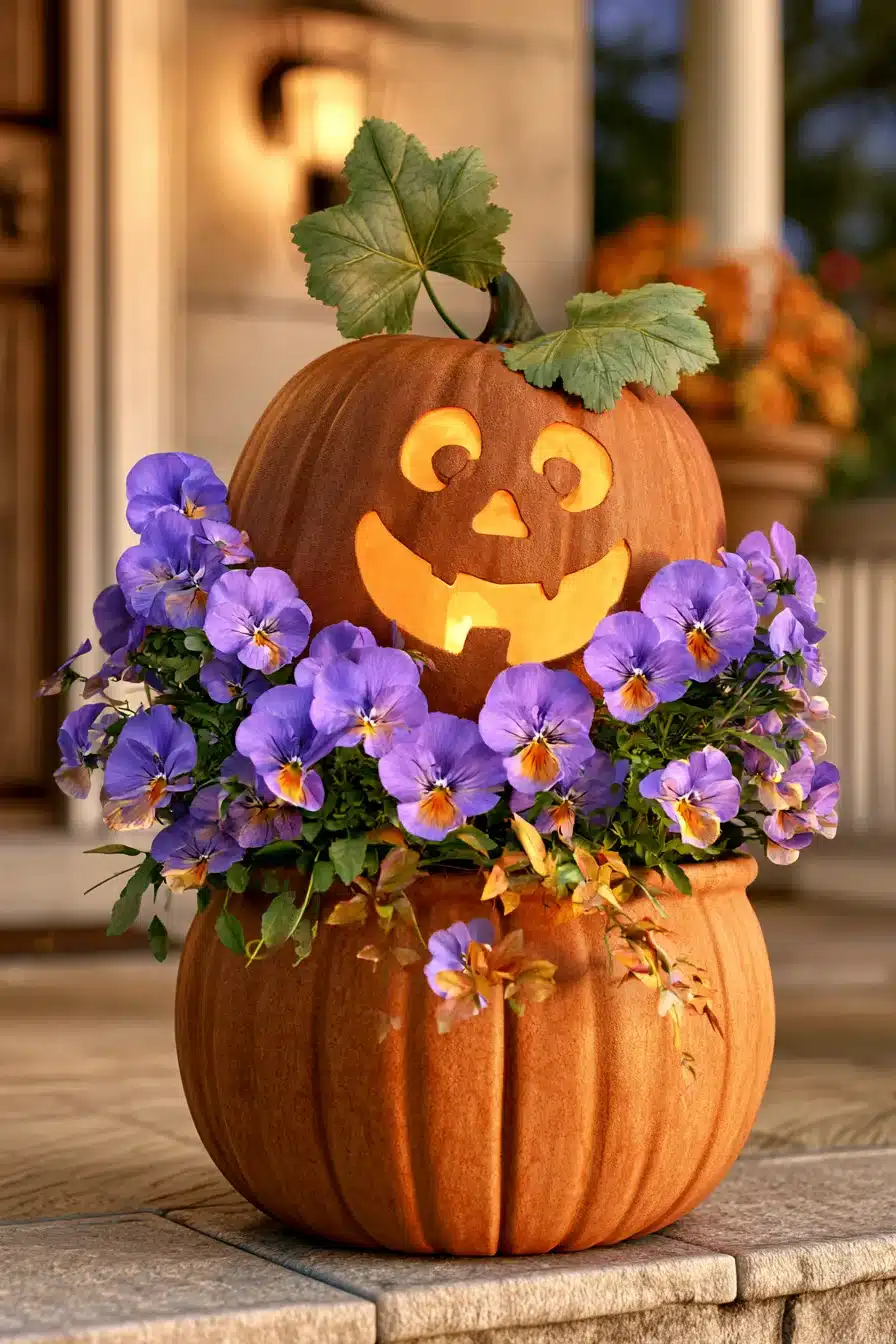 27 Creative Halloween Planter Ideas for a Delightfully Spooky Front Porch