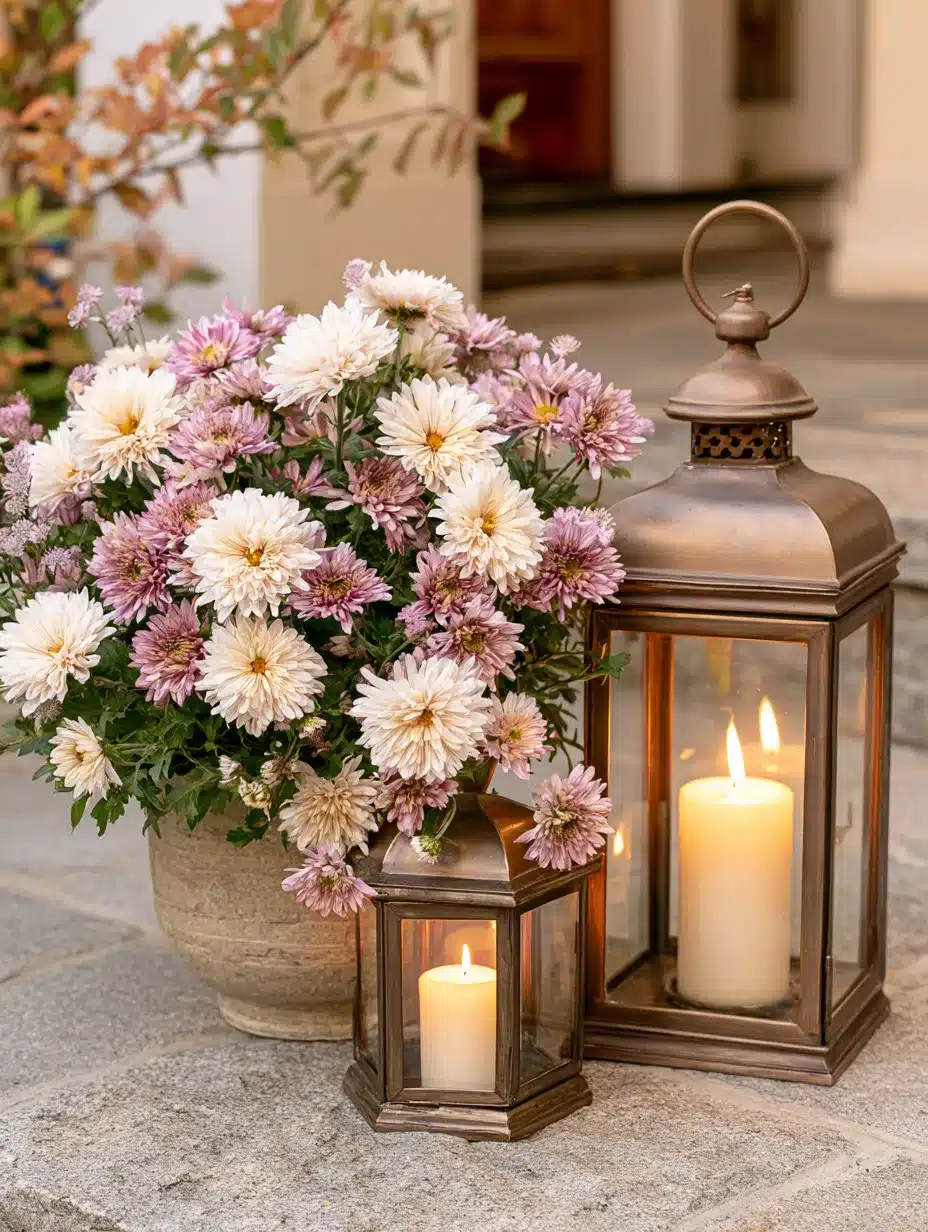 27 Beautiful Mums Front Porch Ideas for a Colorful Autumn Welcome