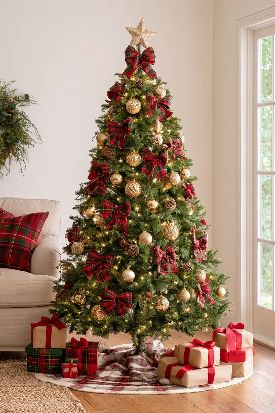 27 Traditional Christmas Tree Ideas for a Warm and Timeless Holiday Home