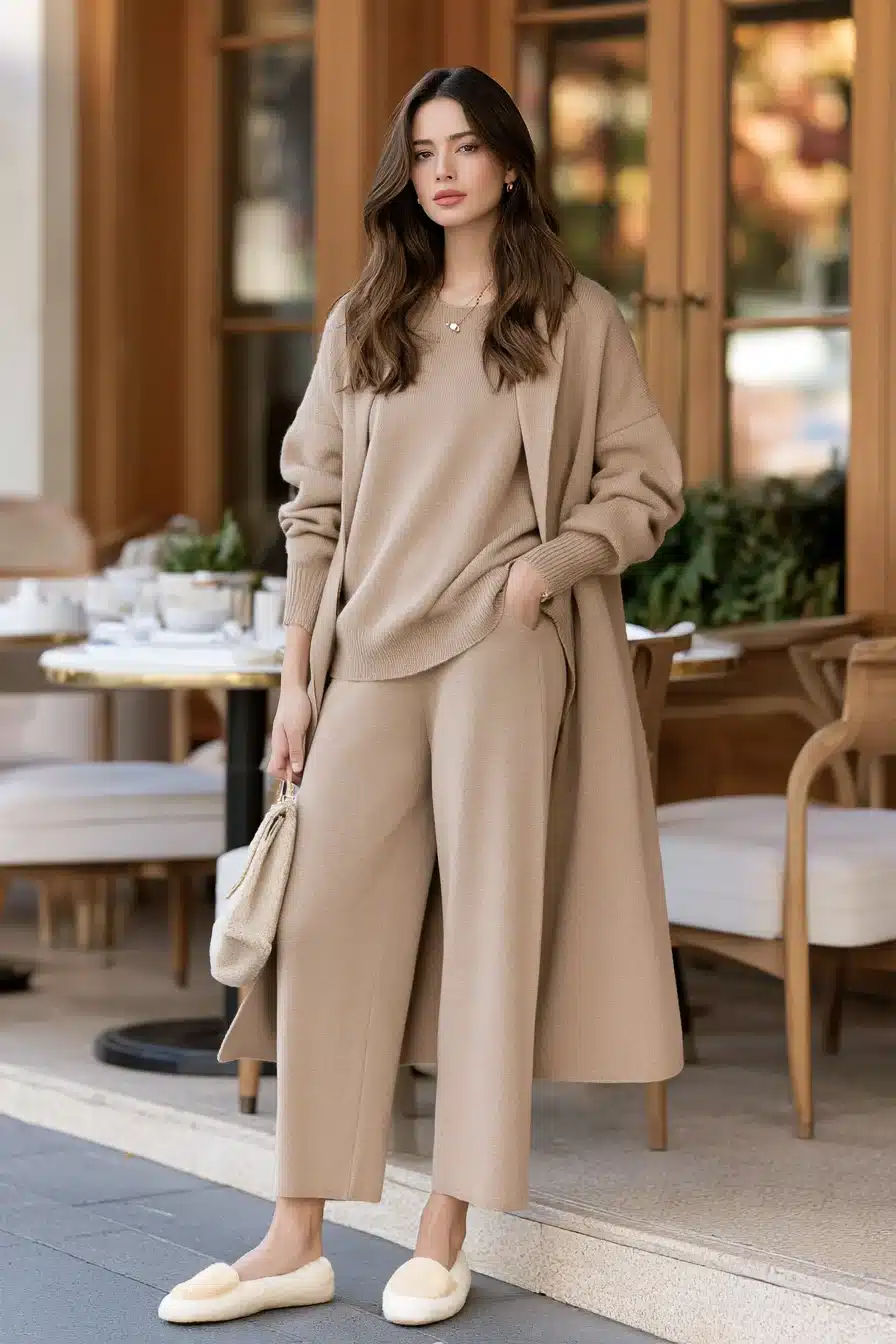 27 Stylish Comfy Fall Outfits With Soft Layers and Warm Colors