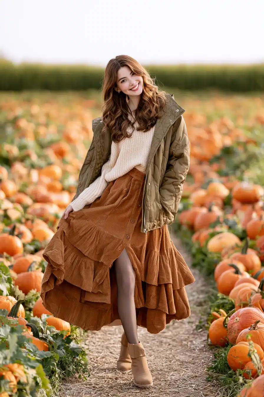 27 Cute Pumpkin Patch Outfit Ideas for a Perfect Fall Day