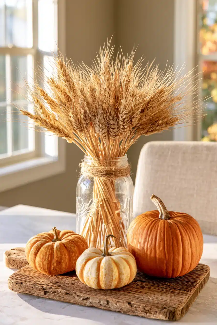 27 Charming Fall Mason Jar Centerpieces That Make Your Home Feel Cozy