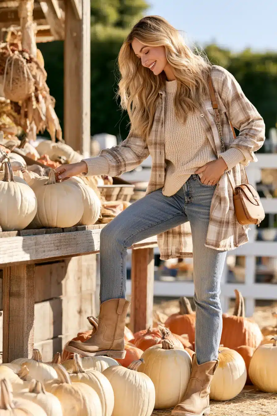 27 Cute Pumpkin Patch Outfit Ideas for a Perfect Fall Day
