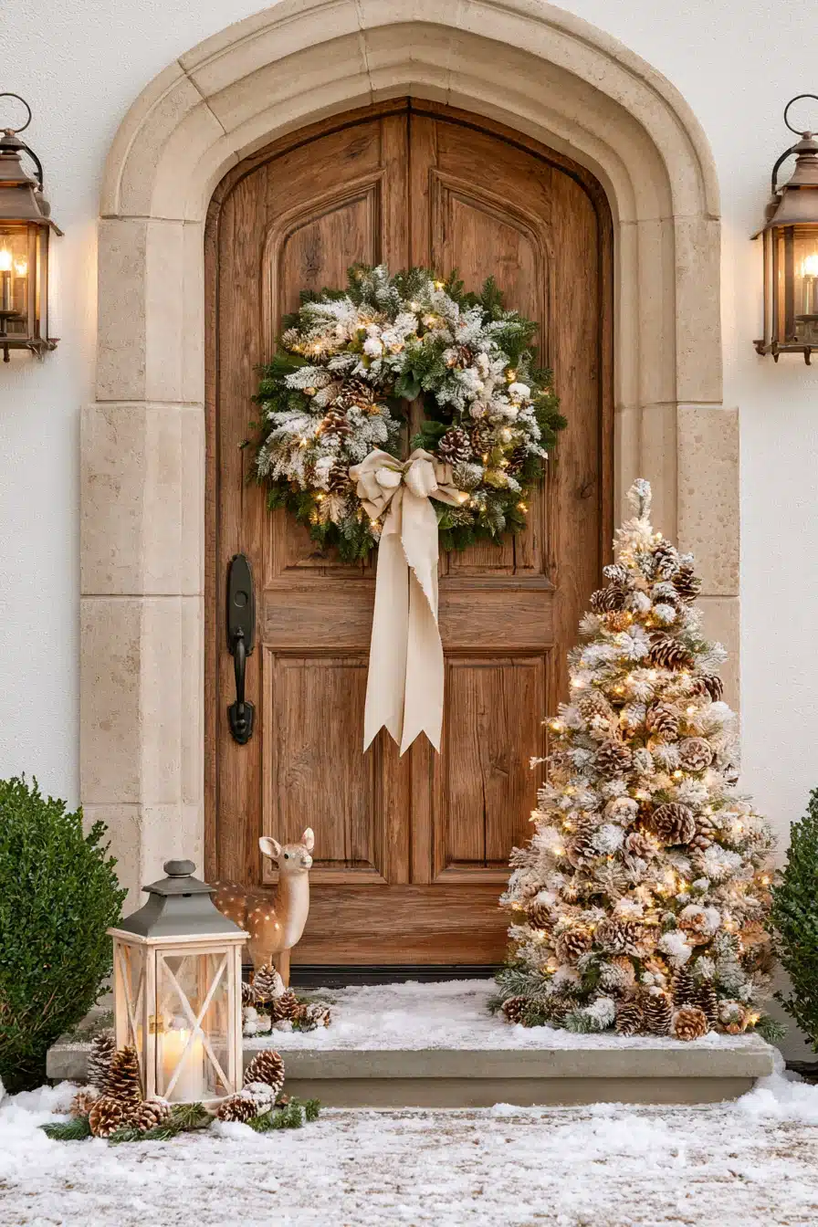 27 Creative Christmas Door Decorations Full of Holiday Cheer