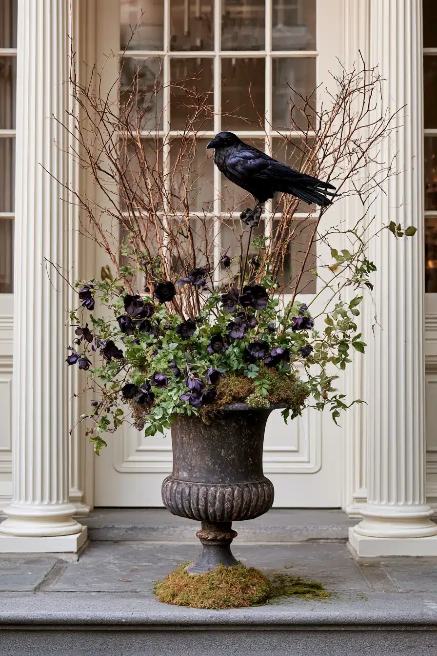 27 Creative Halloween Planter Ideas for a Delightfully Spooky Front Porch