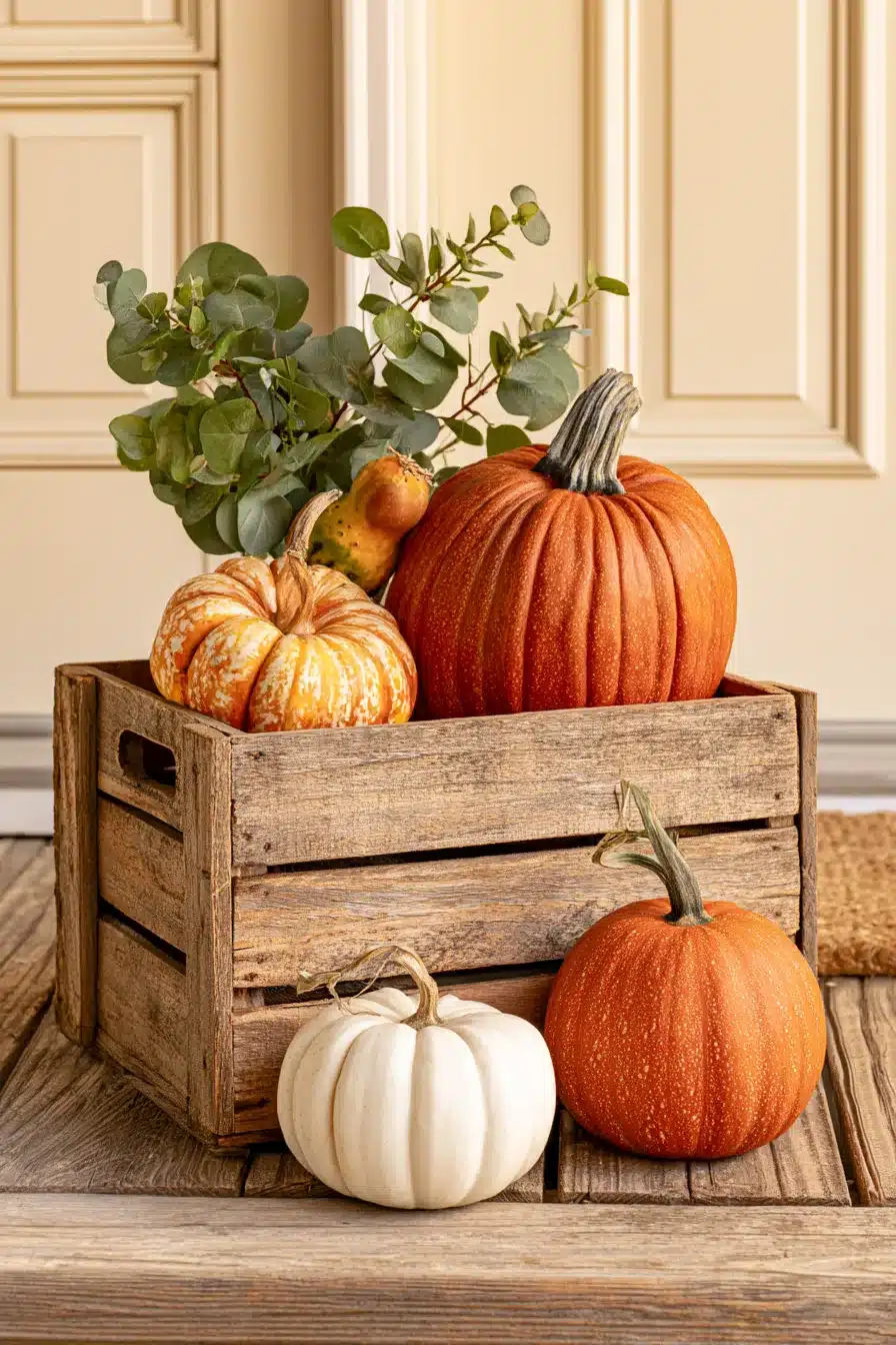 27 Cozy Small Porch Fall Decorating Ideas for a Charming Autumn Welcome