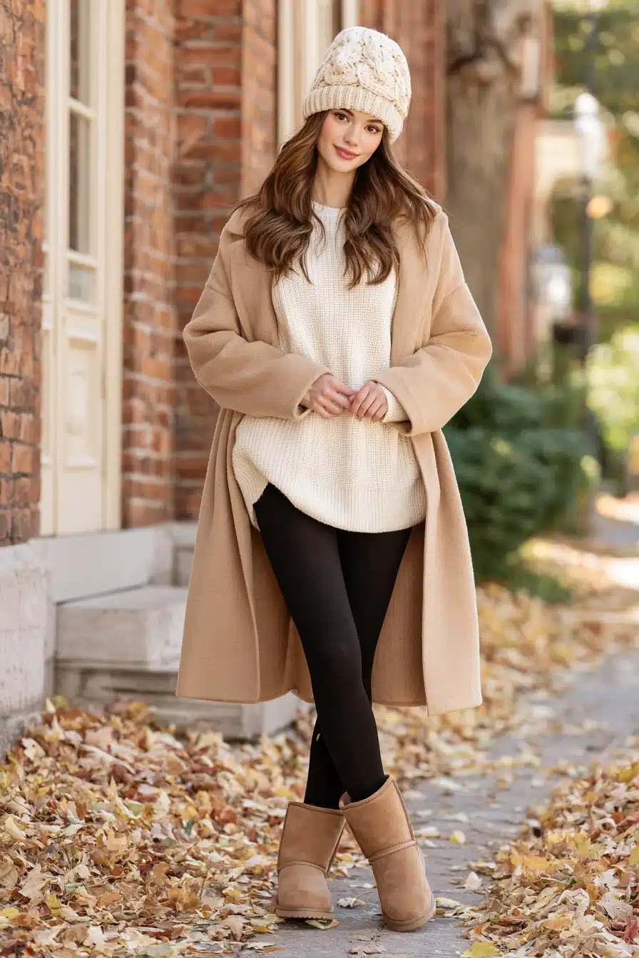 27 Stylish Comfy Fall Outfits With Soft Layers and Warm Colors