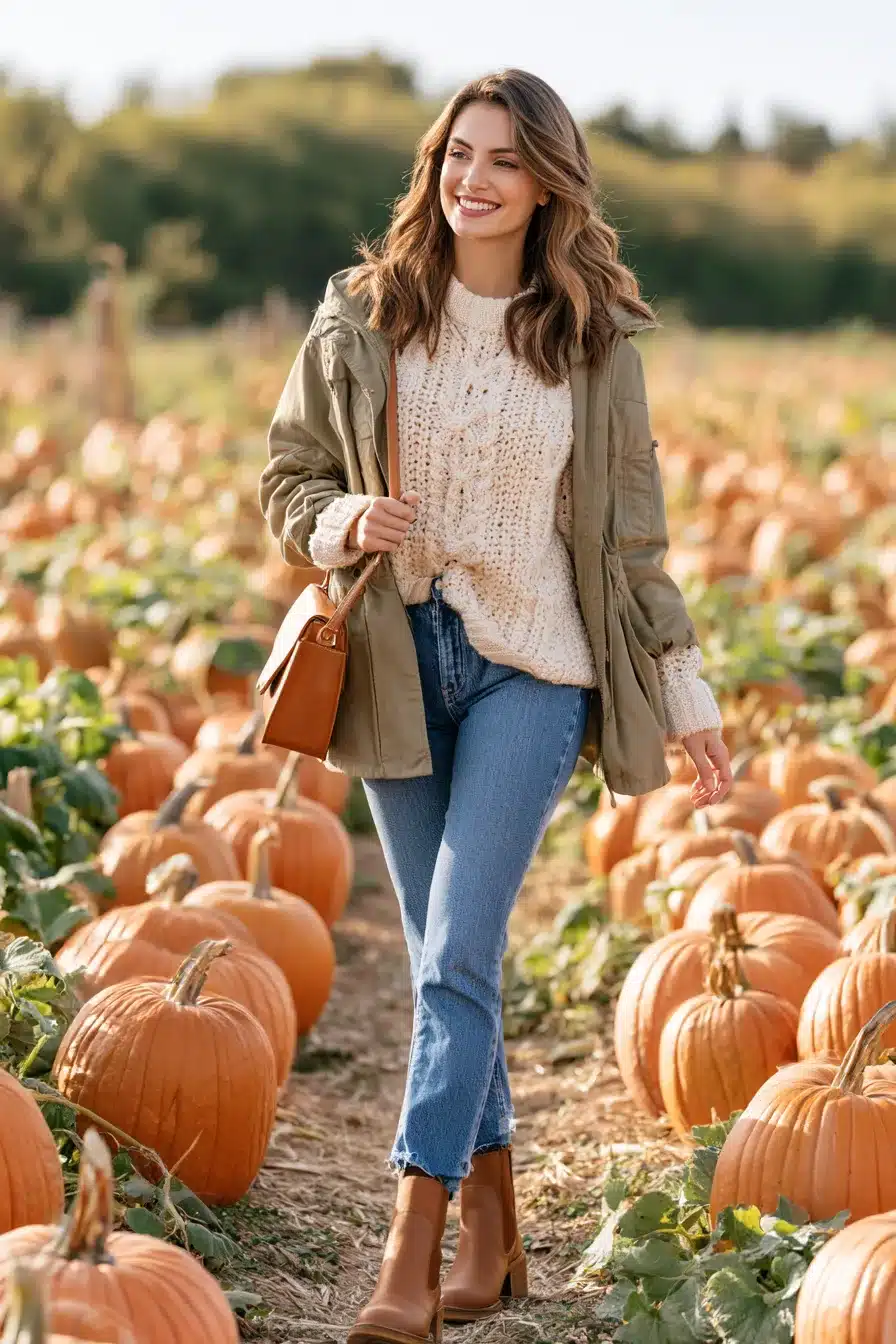 27 Cute Pumpkin Patch Outfit Ideas for a Perfect Fall Day