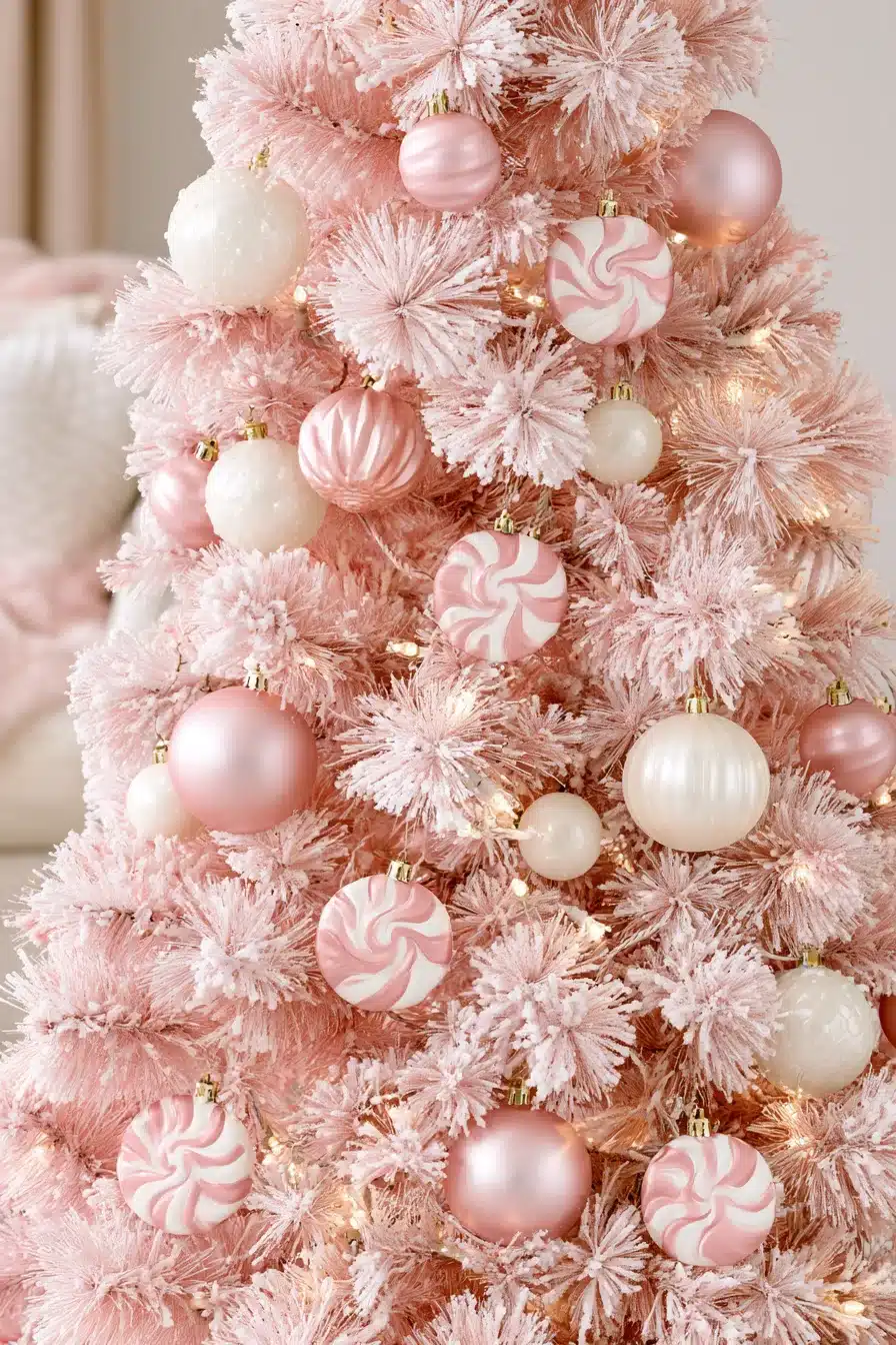 27 Whimsical Candyland Christmas Tree Ideas for a Sweet and Magical Holiday