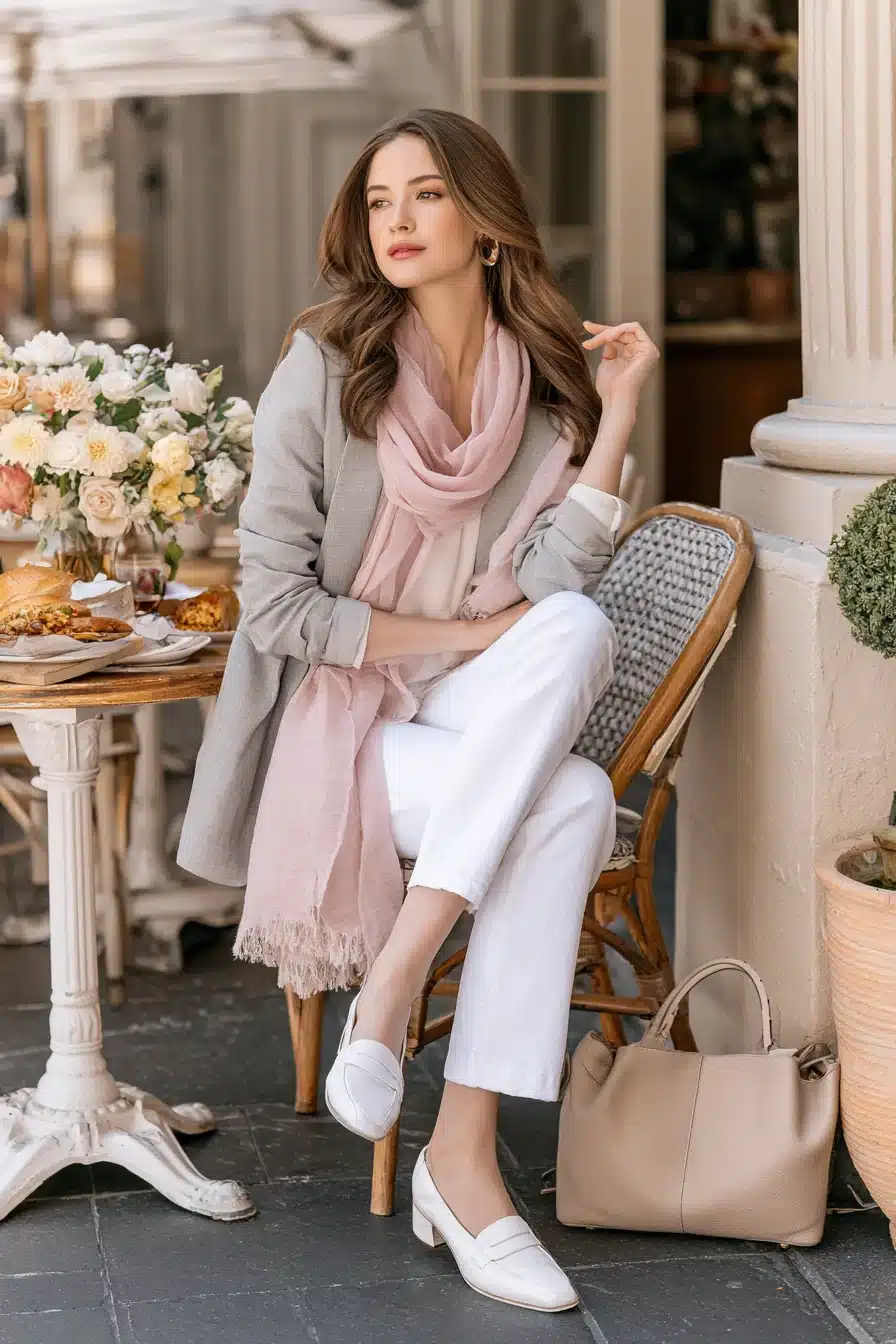 27 Pink Scarf Outfit Ideas to Brighten Your Cozy Everyday Style