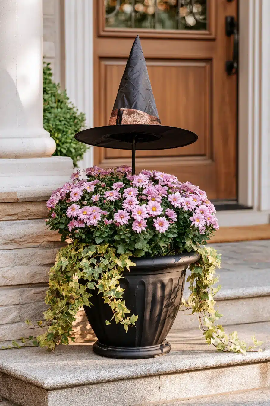 27 Creative Halloween Planter Ideas for a Delightfully Spooky Front Porch