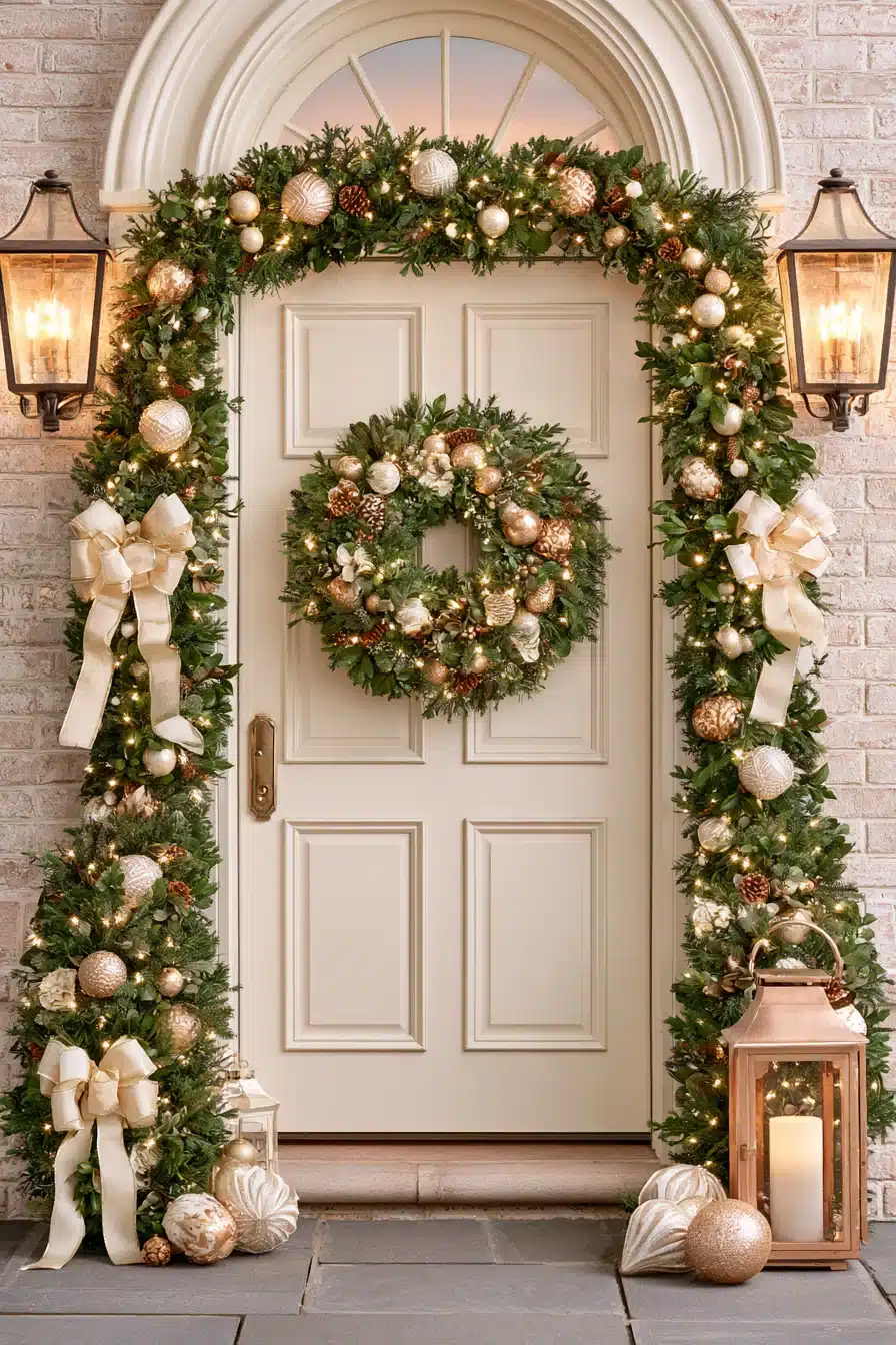 27 Creative Christmas Door Decorations Full of Holiday Cheer