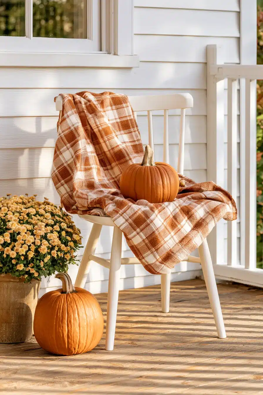 27 Cozy Small Porch Fall Decorating Ideas for a Charming Autumn Welcome
