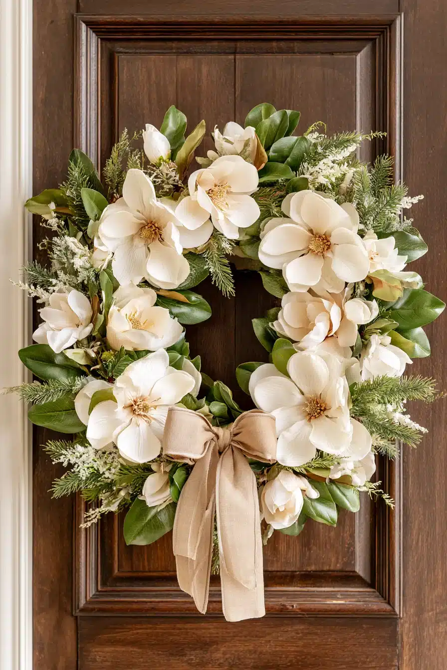 27 Beautiful Winter Wreaths for Front Door Decor That Feels Cozy and Welcoming