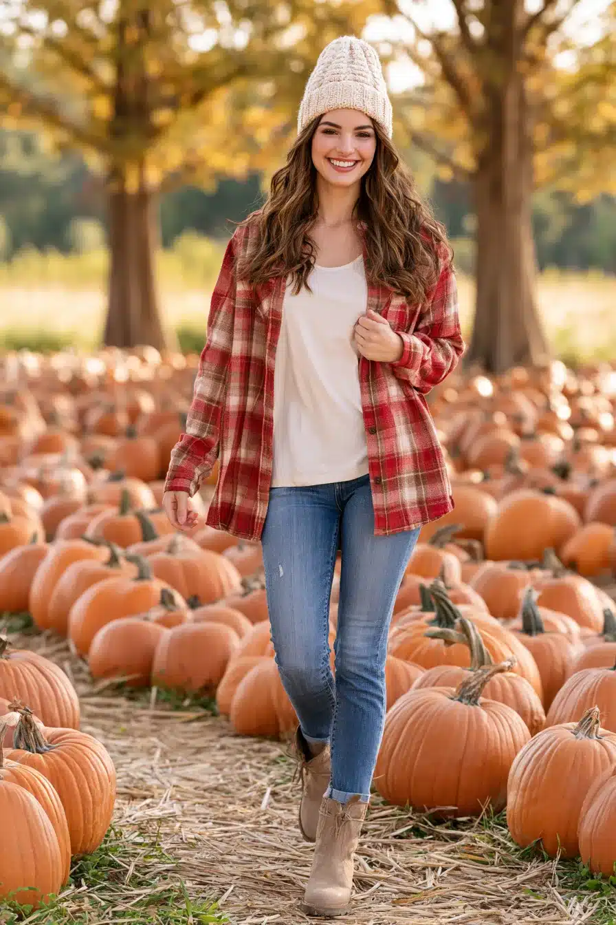 27 Cute Pumpkin Patch Outfit Ideas for a Perfect Fall Day