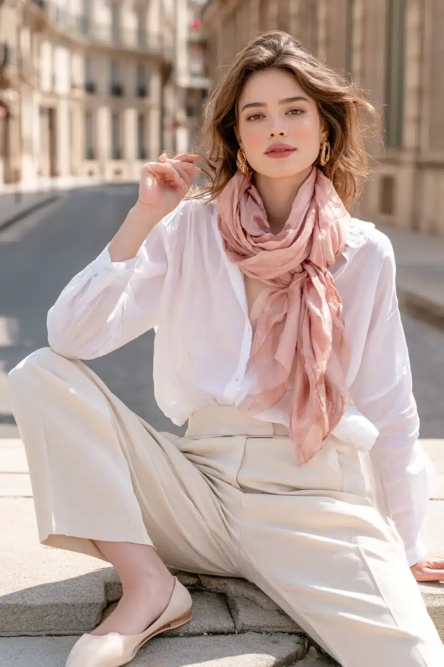 27 Pink Scarf Outfit Ideas to Brighten Your Cozy Everyday Style
