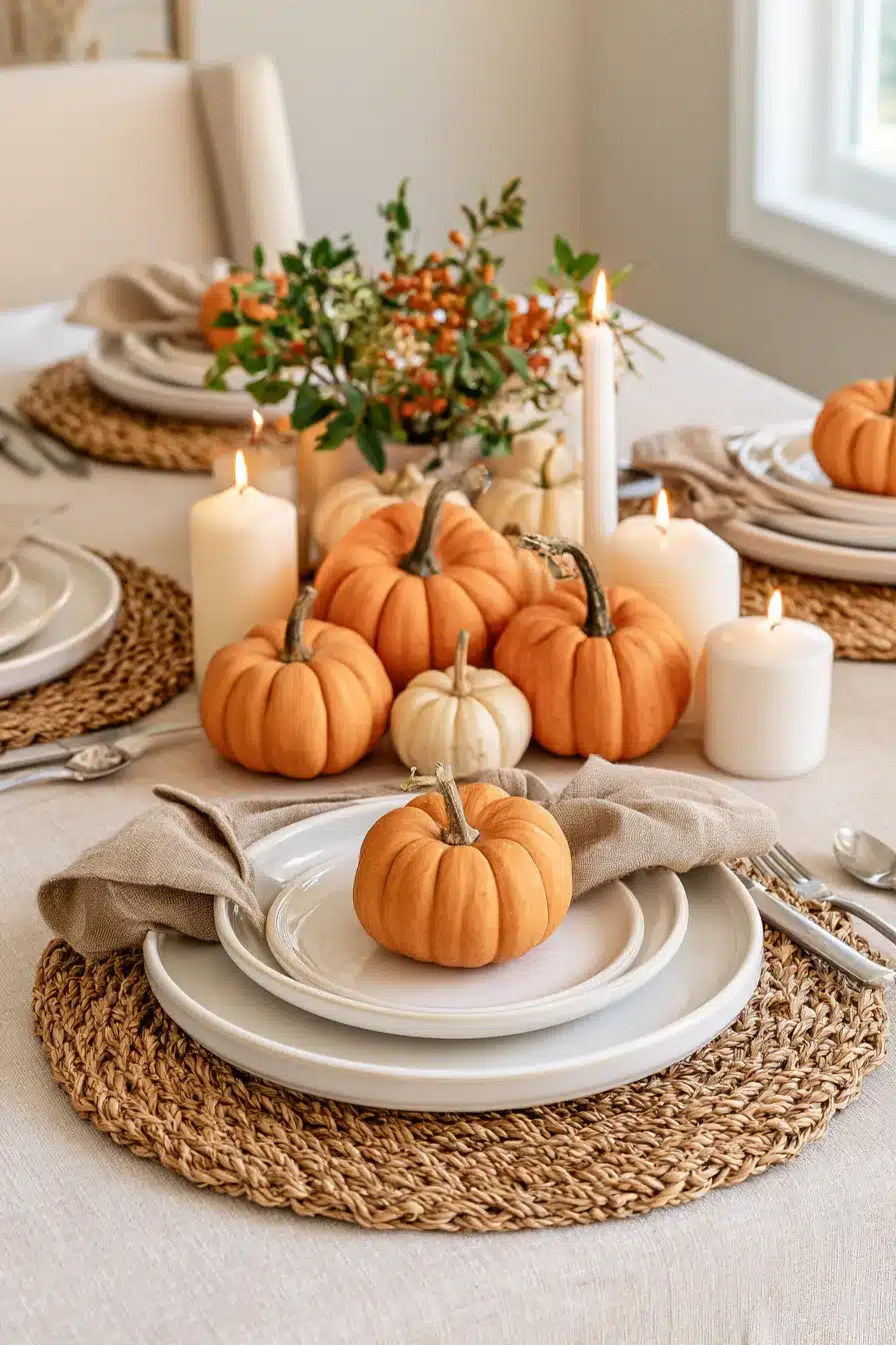 27 Easy Thanksgiving Tablescapes for a Cozy and Beautiful Holiday Gathering
