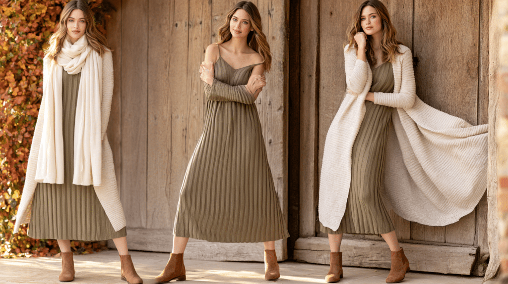 27 Stylish Comfy Fall Outfits With Soft Layers and Warm Colors